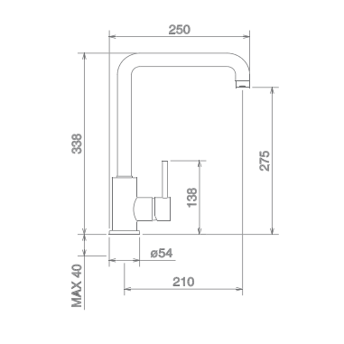 dimensioni la torre towertech canna alta